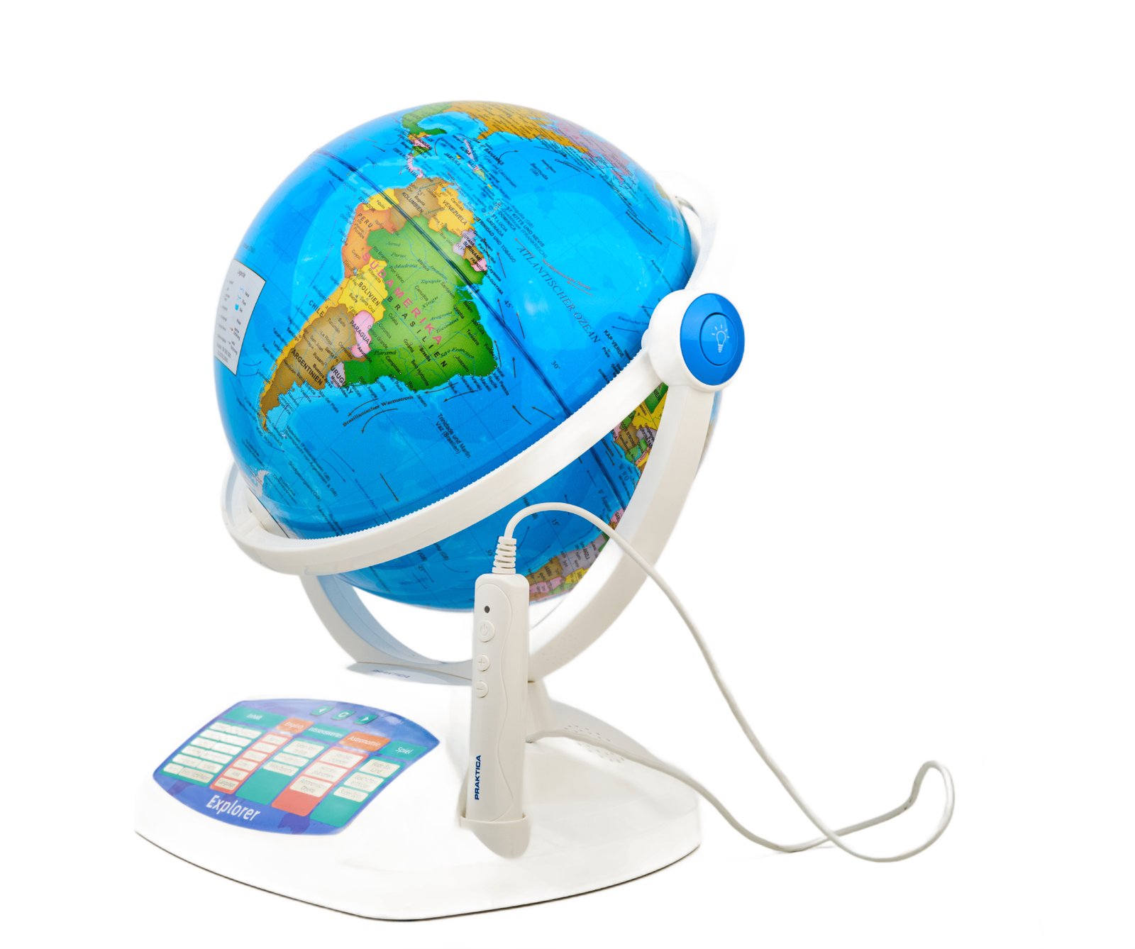 Frontansicht des Praktica Explorer AR Globus